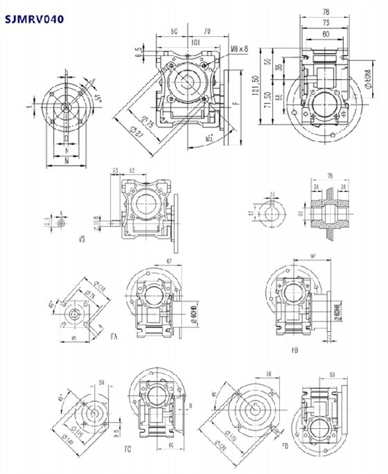 SJMRV040型號(hào)蝸輪蝸桿減速機(jī)產(chǎn)品安裝尺寸.png SJMRV040型號(hào)蝸輪蝸桿減速機(jī)產(chǎn)品安裝尺寸.png